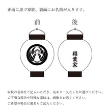 画像をギャラリービューアに読み込む, 手さげ盆提灯 正面紋 LED付き